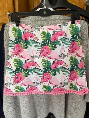 Tipsy Mermaid Medium Skorts Flamingo